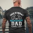 This Is What A Cool Dad Looks Like Gift Men's Crewneck Short Sleeve Back Print T-shirt Gifts for Old Men