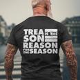 Treason Is The Reason For The Season Plus Size Custom Shirt For Men And Women Men's Crewneck Short Sleeve Back Print T-shirt Gifts for Old Men