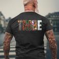 Tribe Music Album Covers Men's Crewneck Short Sleeve Back Print T-shirt Gifts for Old Men