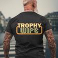 Trophy Mom Funny Retro Men's Crewneck Short Sleeve Back Print T-shirt Gifts for Old Men