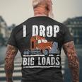 Trucker Trucker Accessories For Truck Driver Diesel Lover Trucker_ V2 Men's T-shirt Back Print Gifts for Old Men