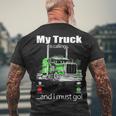 Trucker Lover Men's Crewneck Short Sleeve Back Print T-shirt Gifts for Old Men