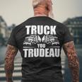 Trucker Truck You Trudeau Canadine Trucker Men's T-shirt Back Print Gifts for Old Men