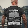 Uss Barbero Ss Men's Crewneck Short Sleeve Back Print T-shirt Gifts for Old Men