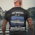 Uss Bigelow Dd Men's Crewneck Short Sleeve Back Print T-shirt Gifts for Old Men