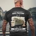 Uss Fulton As Men's Crewneck Short Sleeve Back Print T-shirt Gifts for Old Men