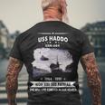 Uss Haddo Ssn Men's Crewneck Short Sleeve Back Print T-shirt Gifts for Old Men