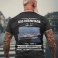 Uss Hermitage Lsd Men's Crewneck Short Sleeve Back Print T-shirt Gifts for Old Men