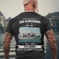 Uss Kawishiwi Ao 146 Ao Men's Crewneck Short Sleeve Back Print T-shirt Gifts for Old Men
