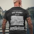 Uss Kearny Dd Men's Crewneck Short Sleeve Back Print T-shirt Gifts for Old Men