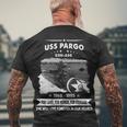 Uss Pargo Ssn Men's Crewneck Short Sleeve Back Print T-shirt Gifts for Old Men