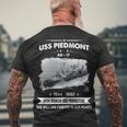 Uss Piedmont Ad Men's Crewneck Short Sleeve Back Print T-shirt Gifts for Old Men