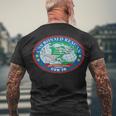 Uss Ronald Reagan Cvn V2 Men's Crewneck Short Sleeve Back Print T-shirt Gifts for Old Men