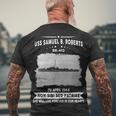 Uss Samuel B Roberts De Men's Crewneck Short Sleeve Back Print T-shirt Gifts for Old Men