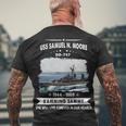 Uss Samuel N Moore Dd Men's Crewneck Short Sleeve Back Print T-shirt Gifts for Old Men