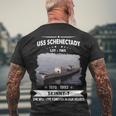 Uss Schenectady Lst Men's Crewneck Short Sleeve Back Print T-shirt Gifts for Old Men