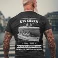 Uss Sierra Ad Men's Crewneck Short Sleeve Back Print T-shirt Gifts for Old Men