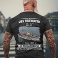 Uss Tidewater Ad Men's Crewneck Short Sleeve Back Print T-shirt Gifts for Old Men