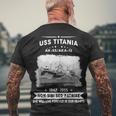 Uss Titania Aka Men's Crewneck Short Sleeve Back Print T-shirt Gifts for Old Men