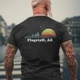 Vintage Flagstaff Arkansas Home Souvenir Print Men's Back Print T-shirt Gifts for Old Men