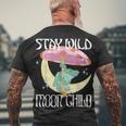 Vintage Retro Stay Wild Moon Child Frog Peace Love Hippie Men's T-shirt Back Print Gifts for Old Men