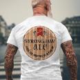 Criticals Role Merch Strongjaw Ale Men's Back Print T-shirt Gifts for Old Men