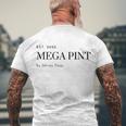 Mega Pint Justice For Johnny Men's Crewneck Short Sleeve Back Print T-shirt Gifts for Old Men