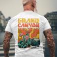National Park Foundation Grand Canyon Tshirt Men's Crewneck Short Sleeve Back Print T-shirt Gifts for Old Men