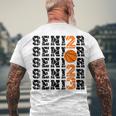 Senior 2023 Graduation My Last First Day Of Class Of 2023 V3 Men's T-shirt Back Print Gifts for Old Men