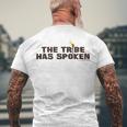 Survivor Island Torch The Tribe Has Spoken Men's Back Print T-shirt Gifts for Old Men