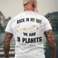 We Had 9 Planets V2 Men's Crewneck Short Sleeve Back Print T-shirt Gifts for Old Men