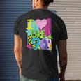 1990&8217S 90S Halloween Party Theme I Love Heart The Nineties Men's Back Print T-shirt Gifts for Him