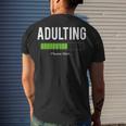 Adult 18Th Birthday Adulting For 18 Years Old Girls Boys Men's T-shirt Back Print Gifts for Him
