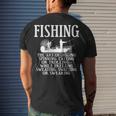 Art Of Fishing Men's Crewneck Short Sleeve Back Print T-shirt Gifts for Him