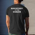 Assistant To The Coach Assistant Coach Men's Back Print T-shirt Gifts for Him