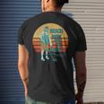 Beach Better Have My Money Retro Sunset Men's Back Print T-shirt Gifts for Him
