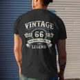 Born In 1956 Vintage Classic Dude 66Th Years Old Birthday Men's T-shirt Back Print Gifts for Him