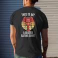 Crab &8211 This Is My Lobster Eating &8211 Shellfish &8211 Chef Men's Back Print T-shirt Gifts for Him