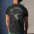 Dry Tortugas National Park Florida Keys Scuba Diving Turtle Men's T-shirt Back Print Gifts for Him