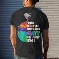 The Earth Without Art Is Just Eh Color Planet Teacher Men's T-shirt Back Print Gifts for Him