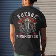 Firefighter Future Firefighter Thin Red Line Firefighting Lover Men's T-shirt Back Print Gifts for Him