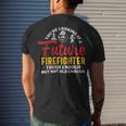 Firefighter You Looking At A Future Firefighter Firefighter Men's T-shirt Back Print Gifts for Him