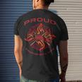 Firefighter Proud Firefighters Wife Firefighting Medic Pride Tshirt Men's T-shirt Back Print Gifts for Him