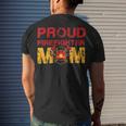 Firefighter Proud Firefighter Mom Fireman Hero Men's T-shirt Back Print Gifts for Him