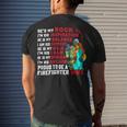 Firefighter Proud To Be A Firefighter Wife Fathers Day Men's T-shirt Back Print Gifts for Him
