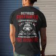 Firefighter Retired Firefighter I Survived Because The Fire Inside Me Men's T-shirt Back Print Gifts for Him