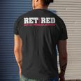 Firefighter Retirement Retired Fireman Firefighter V2 Men's T-shirt Back Print Gifts for Him