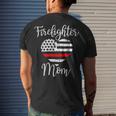 Firefighter Thin Red Line Firefighter Mom From Son Fireman Men's T-shirt Back Print Gifts for Him