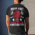 Firefighter Wildland Fireman Volunteer Firefighter Aunt Fire Department V3 Men's T-shirt Back Print Gifts for Him