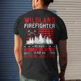 Firefighter Wildland Firefighter Job Title Rescue Wildland Firefighting V2 Men's T-shirt Back Print Gifts for Him